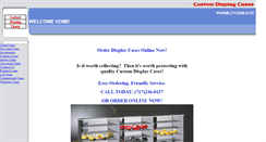 Desktop Screenshot of customdisplaycases.com